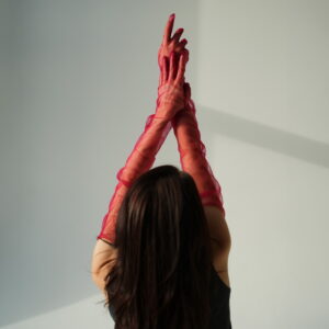 Burgundy Gloves